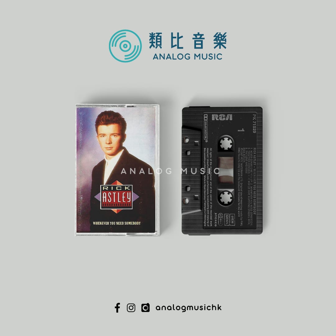(In Stock 現貨🔥) Rick Astley - Whenever You Need Somebody 1987 UK