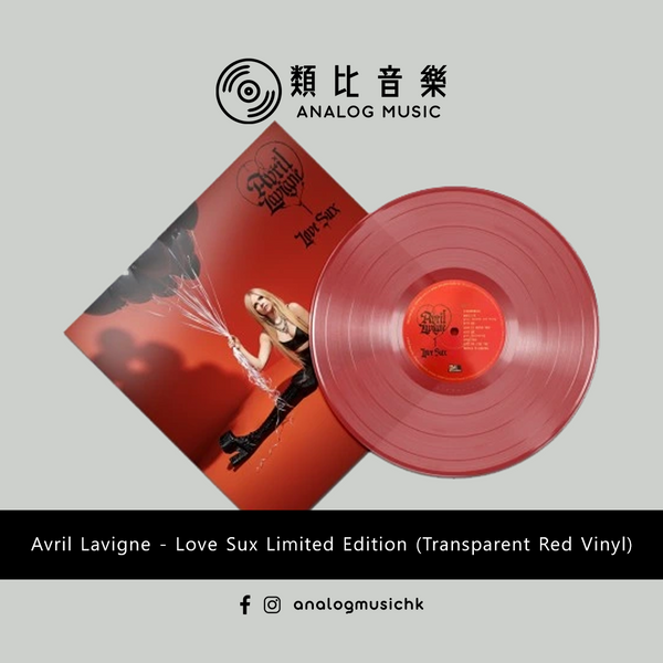 Avril Lavigne Love 2024 Sux Limited Transparent Red Vinyl Sold Out