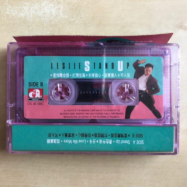 (In Stock 現貨🔥) 張國榮 - Stand Up(紫色透明) 1986
